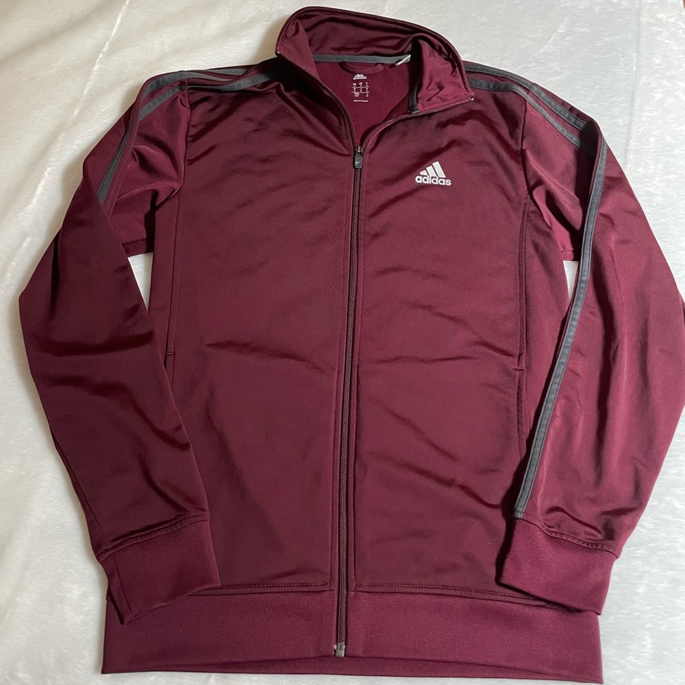 Adidas men’s full zip sweatshirt jacket size small